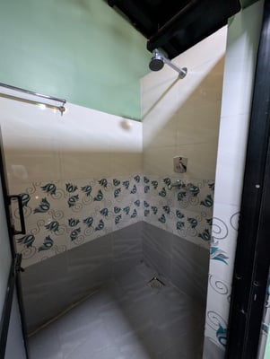 Inside the shower room